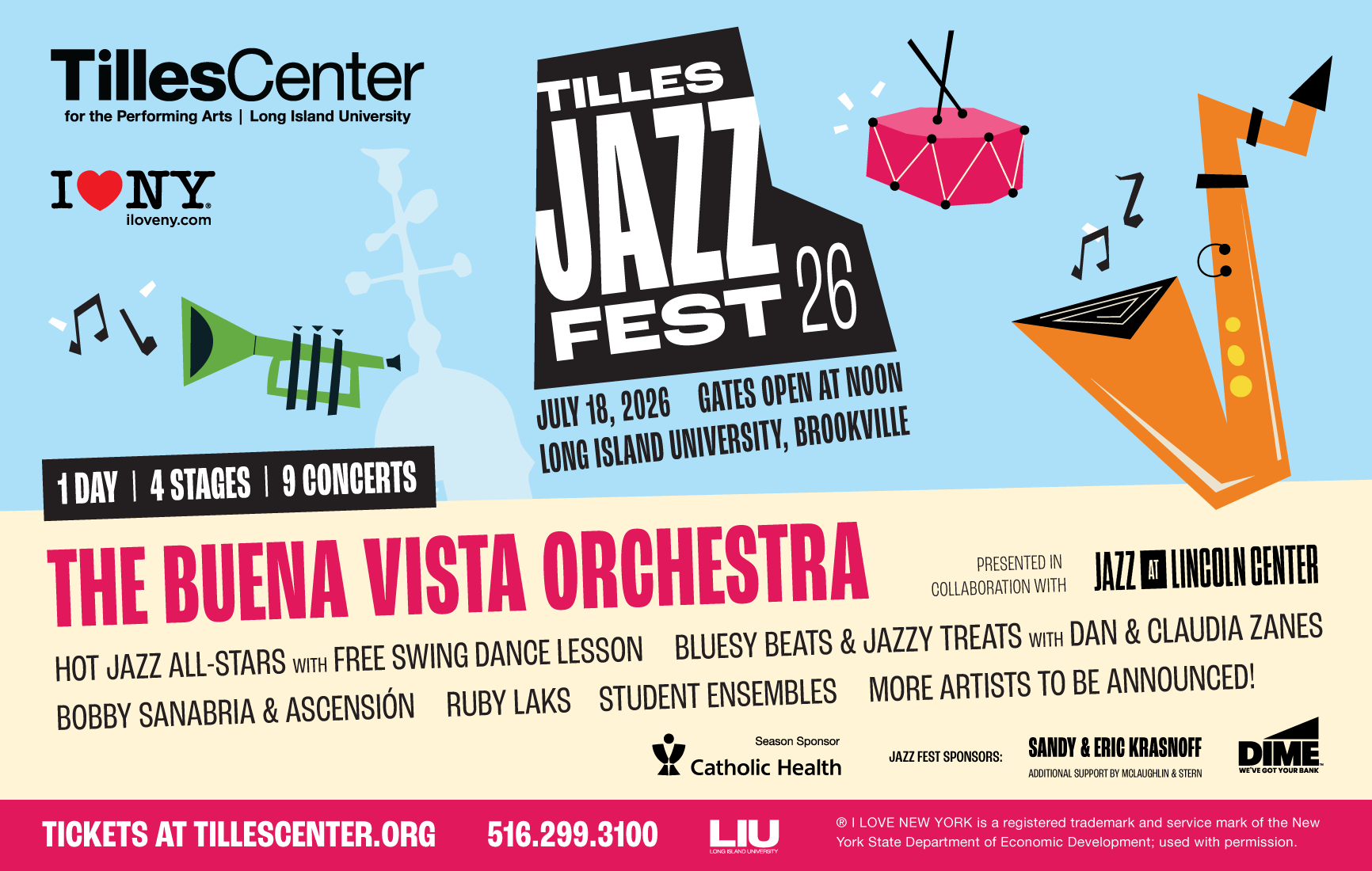 TILLES JAZZ FEST 26 RETURNS - JULY 18