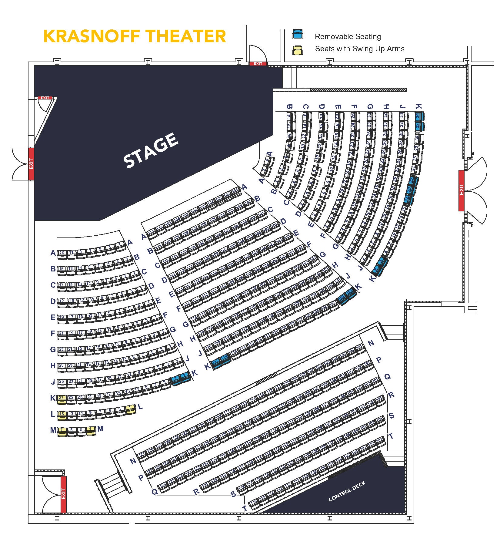 Seating Charts Tilles Center For The Performing Arts